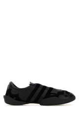 Unisex Black Leather Regu 2002 Sneakers Blackblackblack