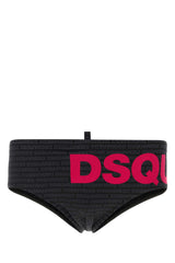 Men's Brief Swimming Black Nylon Elastane Swimwear