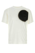 Men's Brushstroke-Print Cotton T-Shirt White