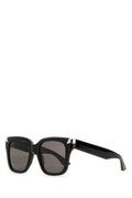 Women's Am0440s Punk Rivet Acetate Sunglasses Black