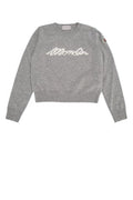 Boys' Crew Neck 930 Base Fabric: Virgin Wool Sweater Gray