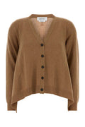 Women's Vneck Cardigan Beige Volume Cardgn