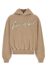 Men's Classic Hoodie Beige Cotton T-shirts