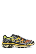 Unisex Multicolor Fabric And Rubber Sneakers Black