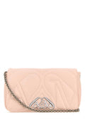 Women's Seal Shoulder Bag Pink Leather