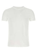 Men's White Cotton T-Shirt Set F0009