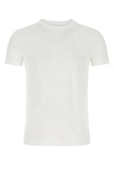 Men's White Cotton T-Shirt Set F0009