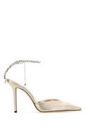 Women's Saeda Pump Gold Fabric