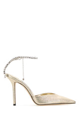 Women's Saeda Pump Gold Fabric