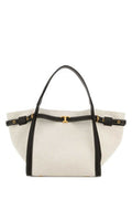 Women's Shopping Tote White Fabric