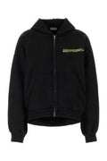Women's Hoodie Sweatshirt Black Cotton Sweater