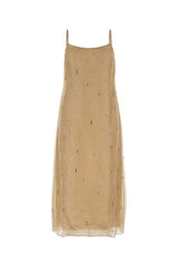 Women's Dress Beige Ottone