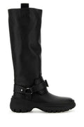 Women's Stomp Boots Black Calf