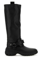 Women's Stomp Boots Black Calf