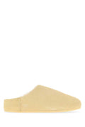 Women's Cream Suede Elea Slippers Palebuttercup Flat Shoes
