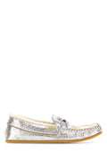 Women's Upper Moccasin Silver Lamb