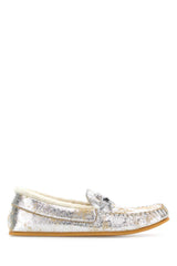 Women's Upper Moccasin Silver Lamb