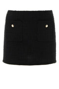 Women's Boucle Mini Skirt Black