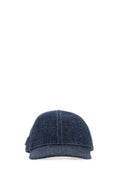 Men's Denim Baseball Cap Navy Cotton
