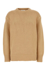 Women's Mp48 Sweater Beige Cashmere Cotton
