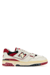 Men's Multicolor Leather 550 Sneakers Offwhitered