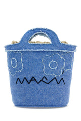 Women's Denim Bucket Bag Cobalt