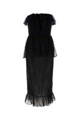 Women's Silk Dress Black