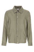 Men's Water Jacket Gray Silk Polyurethane