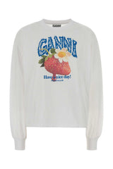 Women's White Cotton Oversize T-Shirt Bright Organic T-shirts And Polos