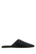 Women's Nappa Leather Mule Black