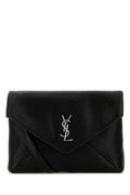 Men's Cassandra Clutch Black Lamb Leather