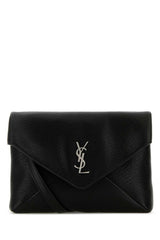 Men's Cassandra Clutch Black Lamb Leather