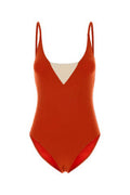 Women's Swimsuit Red Nylon Elastane Swimwear