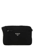 Women's Re-Nylon Crossbody Bag Black Poliammidericiclata Calfskin
