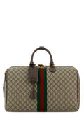 Men's With Travel Bag Beige Fabric