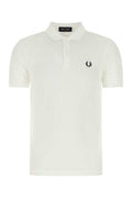 Men's White Piquet Polo Shirt 100 Cotton T-shirts And Polos