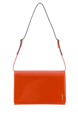 Women's Calf Leather Shoulder Bag Orange