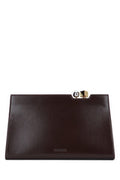Women's Le Salon Clutch Brown Cotton Principal Calf