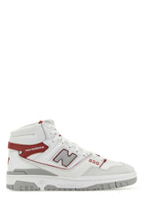 Unisex Multicolor Leather And Suede 650 Sneakers White