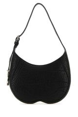 Women's Quilted Leather Shoulder Bag Black Calf