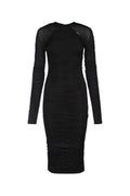 Women's Midi Dress Black Not Stated