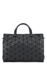 Women's Matte Top Handle Bag Black Leather
