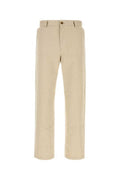Men's Cotton Trousers Beige