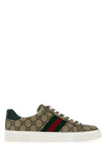 Women's Ace Sneaker Beige Polyurethane Cotton Polyester