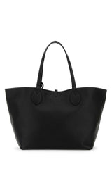 Women's Reversible Leather Tote Black