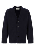 Men's Wool Cardigan Navy