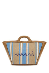 Women's Bucket Bag Beige Juta Linen Cotton