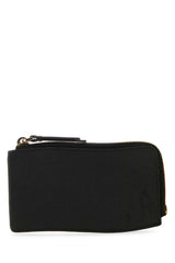 Women's Card Case Black Leather Cases