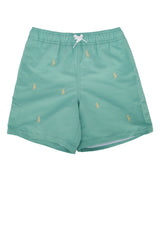 Boys' Pony-Embroidered Bermuda Shorts Green Bermudas