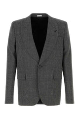Men's Rever Blazer Gray Wool Blazers